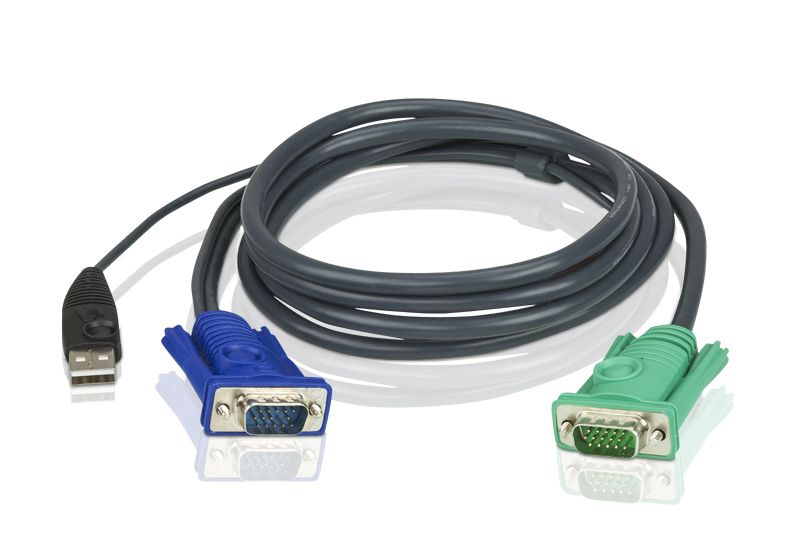 Server – muud tarvikud Aten  2L-5202U 1.8M USB KVM Cable with 3 in 1 SPHD