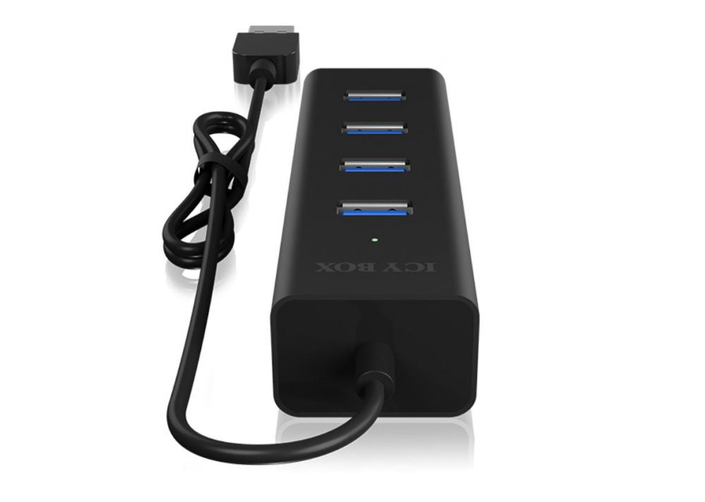 Ruuterid Raidsonic  4 port USB 3.0 hub IB-HUB1409-U3 Black