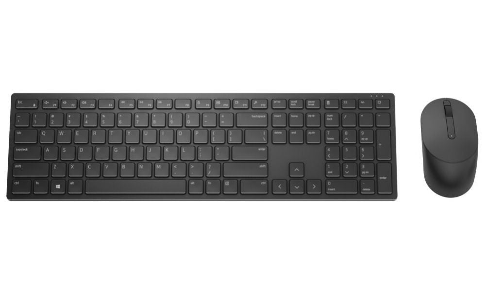 Arvuti klaviatuur Dell  Pro Keyboard and Mouse   KM5221W Wireless, Batteries included, EE, Black