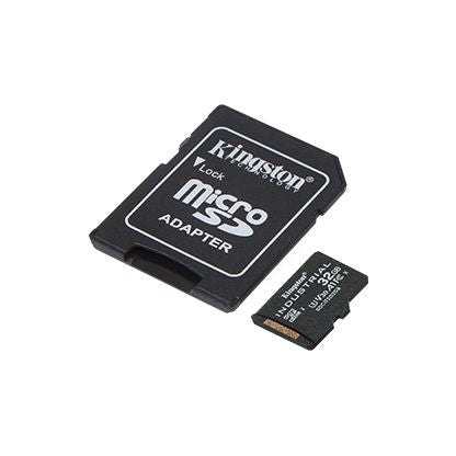 Mälukaardid Kingston  UHS-I 32 GB, microSDHC/SDXC Industrial Card, Flash memory class Class 10, UHS-I, U3, V30, A1, SD Adapter