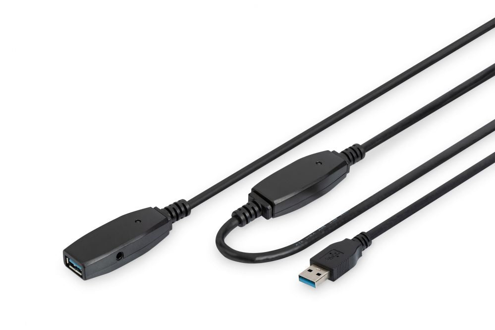 Cable Digitus  USB Extension cable DA-73105 USB 3.0, 10 m, Black