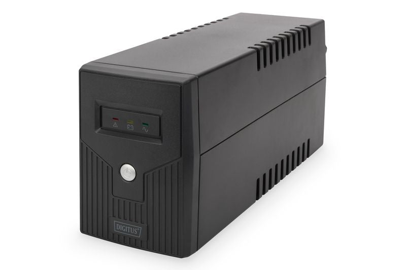 Serverid Digitus  Line-Interactive UPS DN-170063, 600VA, 360W, 1x 12V/7Ah battery, 2x CEE 7/7 outlet, 2x RJ-11, 1x USB 2.0 type B, LED, Simulated Sine Wave, 298x101x142mm, 4.35kg