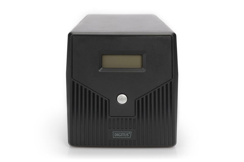 Servers Digitus  Line-Interactive UPS DN-170075, 1500VA, 900W, 2x 12V/9Ah battery, 4x CEE 7/7 outlet, 2x RJ45, 1x USB 2.0 type B, 1x RS232, LCD, Simulated Sine Wave, 380x158x198mm, 10.1kg