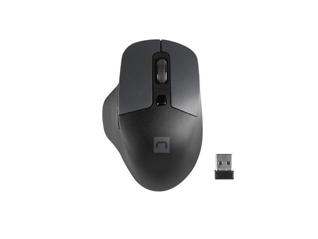Arvutihiir Natec  Mouse, BlackBird 2, Silent, Wireless, 1600 DPI, Optical, Black