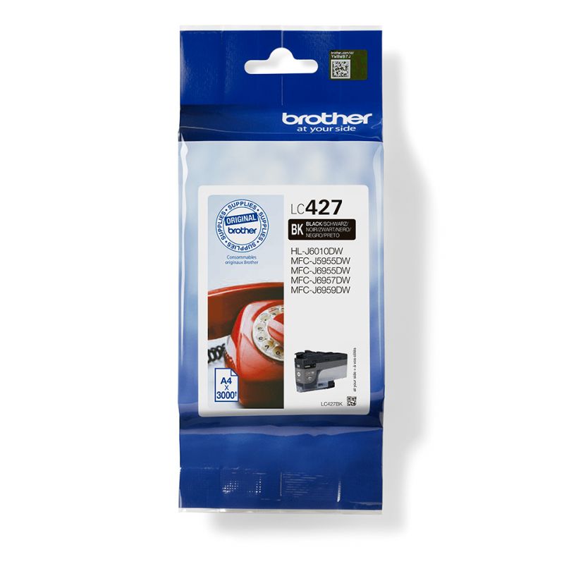 Аксессуары и расходные материалы Brother  LC427BK Ink Cartridge, Black