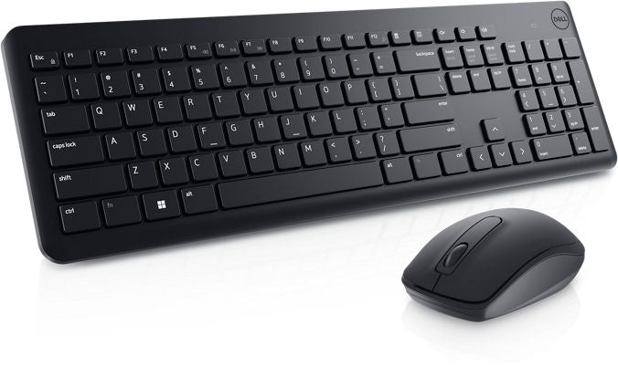 Arvuti klaviatuur Dell  Keyboard and Mouse KM3322W Keyboard and Mouse Set, Wireless, Batteries included, EE, Black