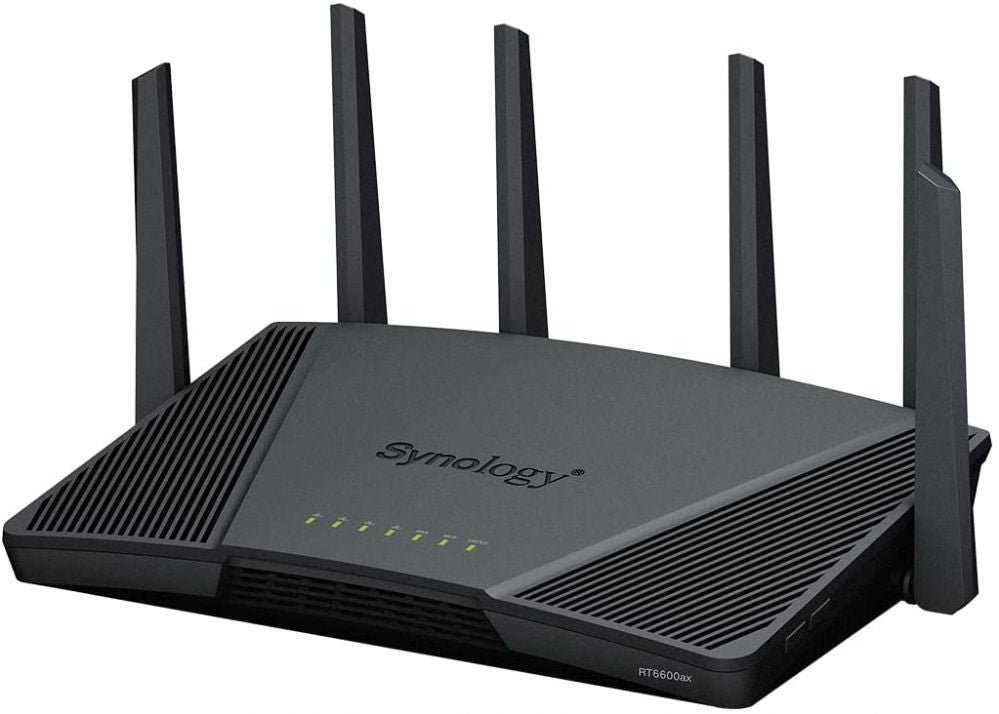 Routers Synology  RT6600ax Ultra-fast and Secure Wireless Router for Homes  Ultra-fast and Secure Wireless Router for Homes  RT6600ax 802.11ax, Ethernet LAN (RJ-45) ports 5, Antenna type  External antenna x 6