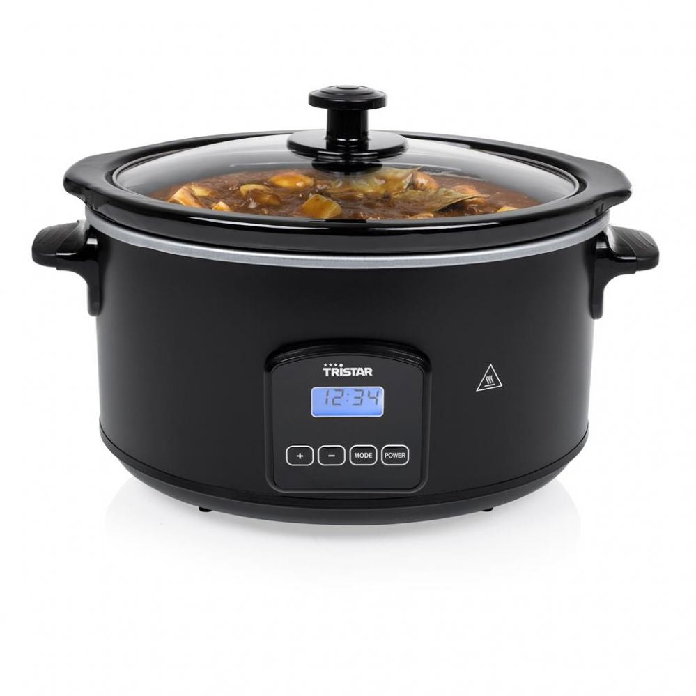 Muud väikesed kodumasinad Tristar  Digital Slowcooker VS-3920	 210 W, Stainless steel, 4.5 L, Number of programs 4, Black