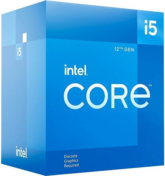Protsessor Intel  i5-12400F, 2.5 GHz, LGA1700, Processor threads 12, Packing Retail, Processor cores 6, Component for Desktop
