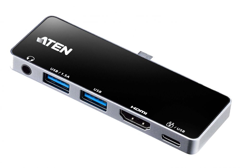 Juhtmevabad kõrvaklapid Aten  UH3238 USB-C Travel Dock with Power Pass-Through