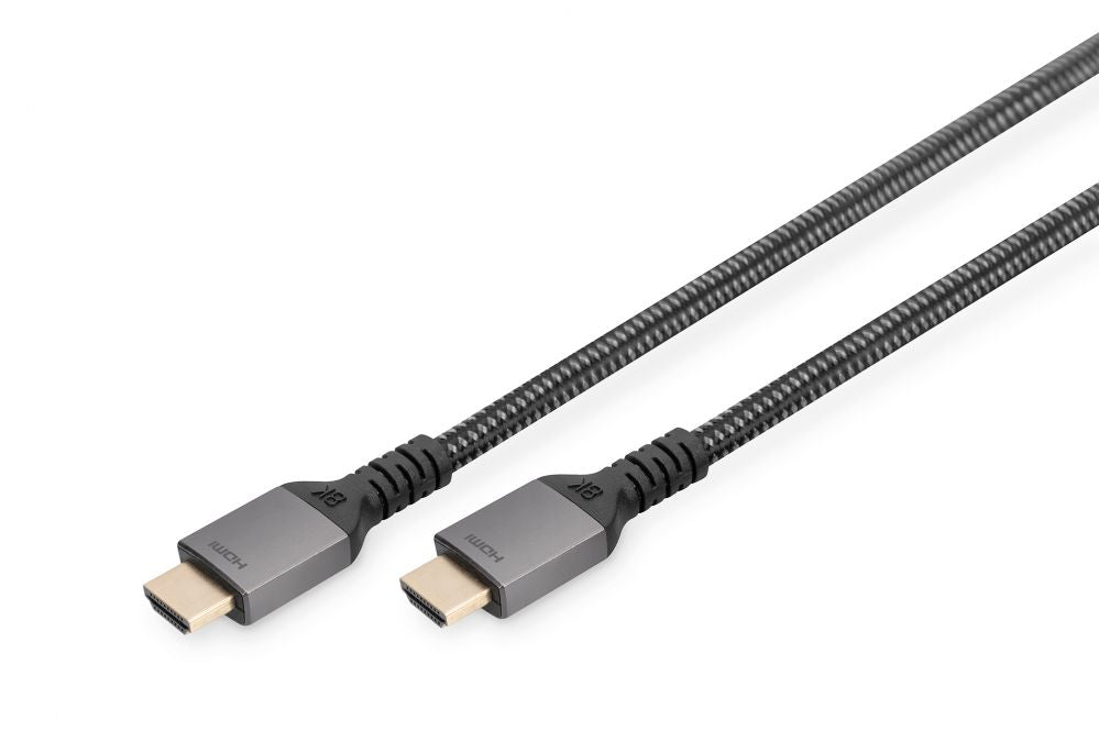 Monitori tarvik Digitus  8K PREMIUM HDMI 2.1 Connection Cable 	DB-330200-030-S Black, HDMI to HDMI, 3 m