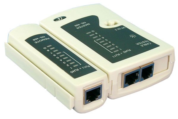 Сервер - Прочие аксессуары Logilink  Cable tester for RJ11, RJ12 and RJ45 with remote unit