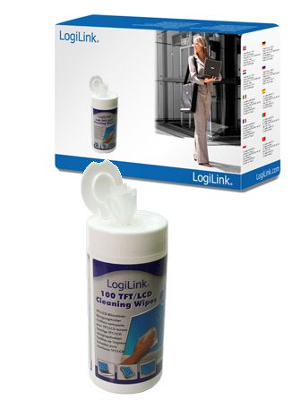 Офисные принадлежности Logilink  TFT LCD Reinigung Wipes cleaner