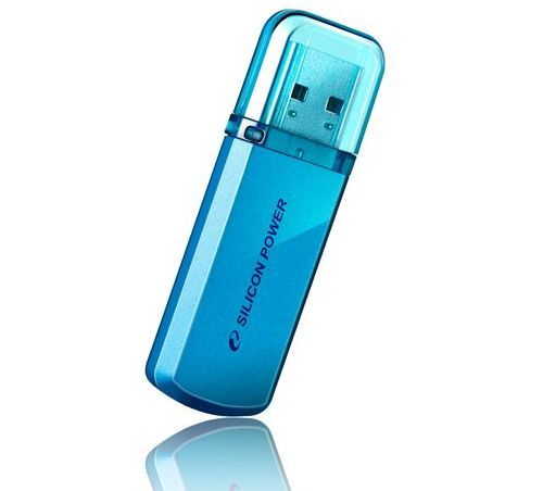 Флеш-накопитель Silicon power  Helios 101 8 GB, USB 2.0, Blue