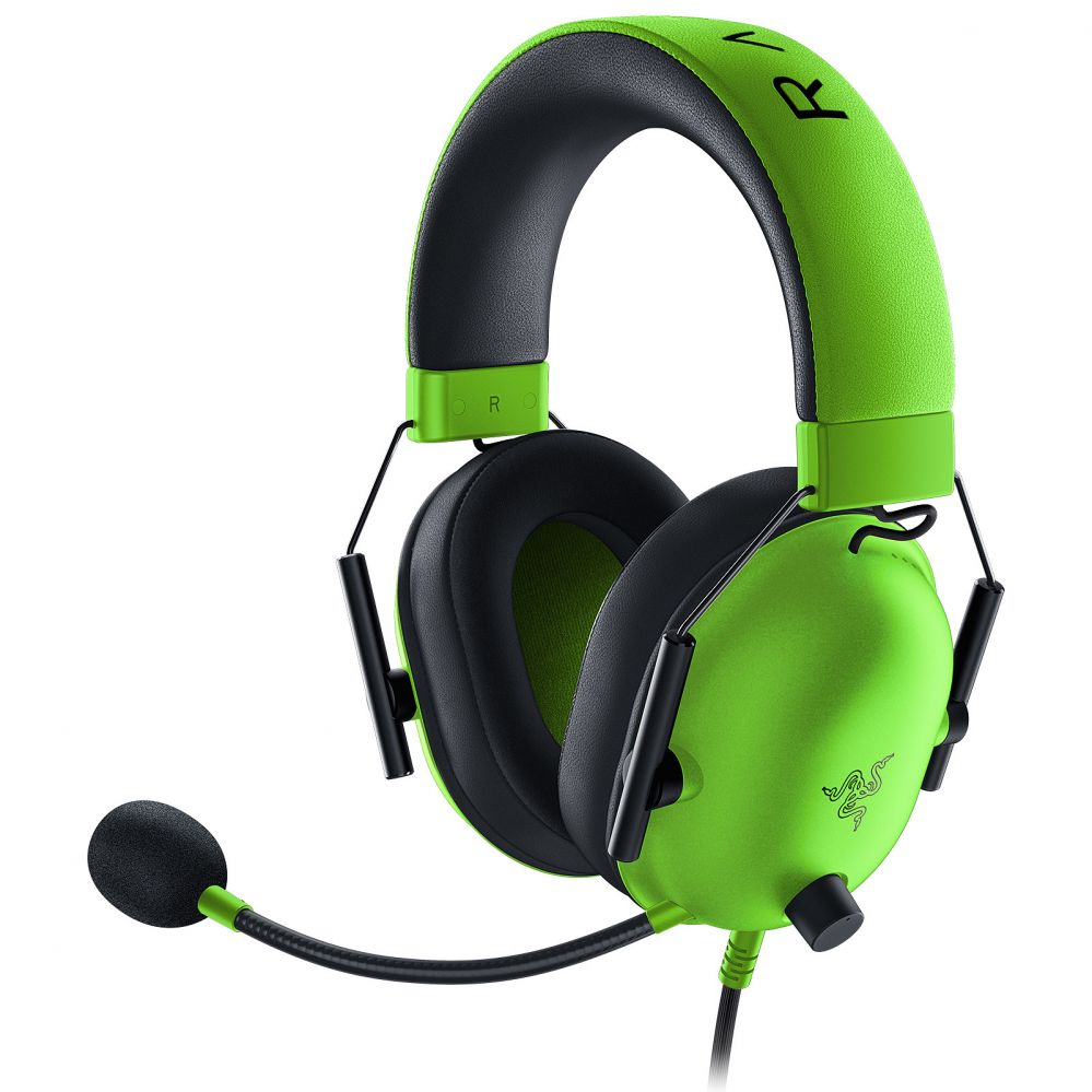Wireless headphones Razer Gaming Headset BlackShark V2 X Built-in microphone, Green, Wired