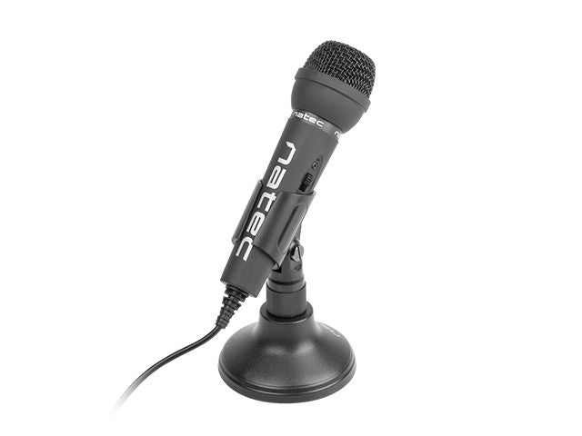 Kõrvaklapid Natec  Microphone NMI-0776 Adder Black, Wired