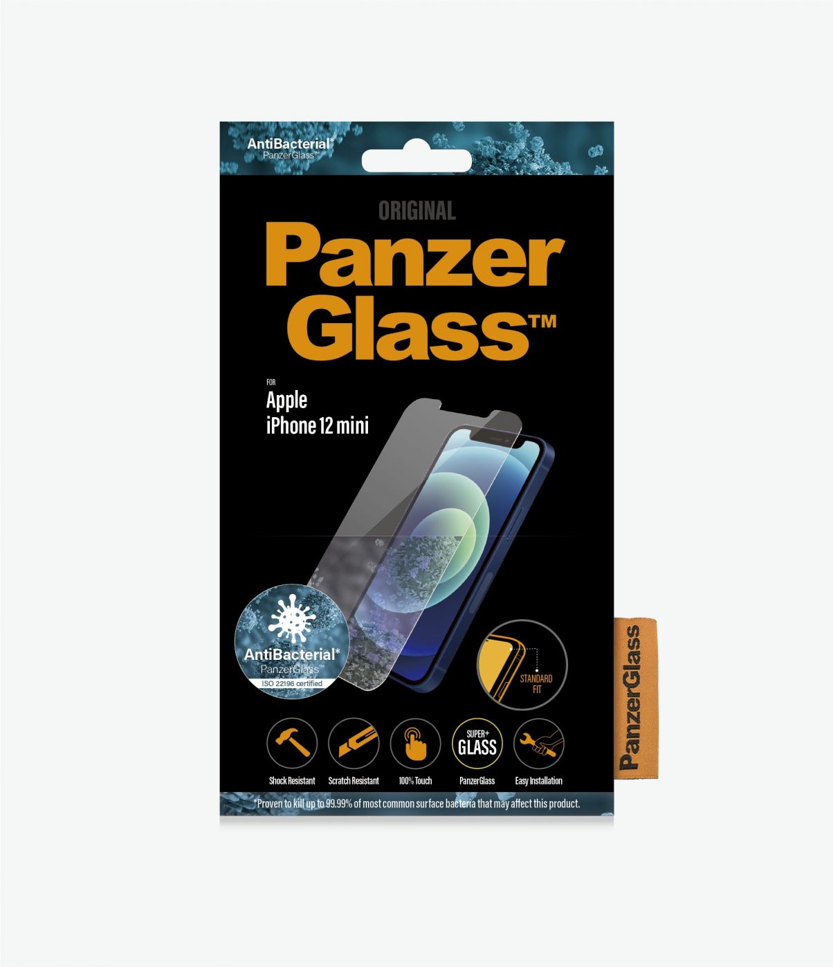 Чехол на заднюю панель PanzerGlass - Apple, For iPhone 12 Mini, Glass, Transparent, Clear Screen Protector