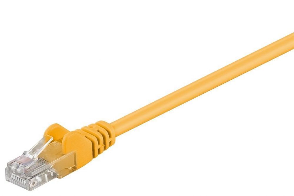 Kaabel Goobay  CAT 5e patch cable, U/UTP 95556 1.5 m, Yellow
