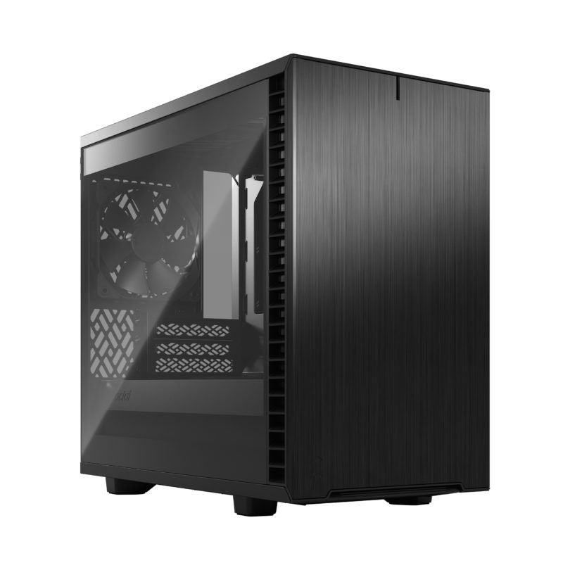 Корпус для компьютера Fractal Design  Define 7 Nano Black TG Light Tint, Mini ITX,  Mini-DTX, Power supply included No