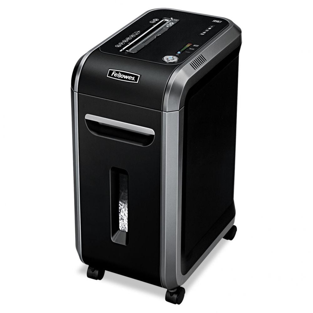 Офисные принадлежности Fellowes  Powershred 99Ci Black, 34 L, Shredding CDs, Credit cards shredding, Cross-Cut Shredder, Paper handling standard/output 18 sheets per pass, Warranty 24 month(s)