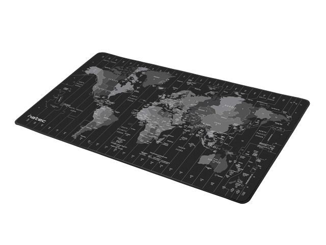 Arvutihiir Natec  Mouse Pad, Time Zone Map, Maxi, 800x400 mm