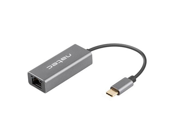 Üleminek Natec  Ethernet Adapter, Cricket USB 3.1, USB 3.1 to RJ45, Gray