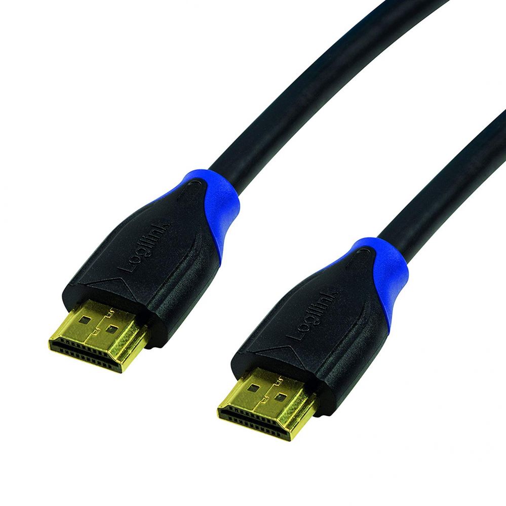 Monitor accessory Logilink  CH0061 HDMI Cable 2.0 bulk M/M 1.0m black