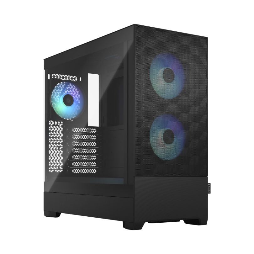 Computer case Fractal Design  op Air RGB Black TG Clear Tint, ATX, mATX, Mini ITX, Power supply included No