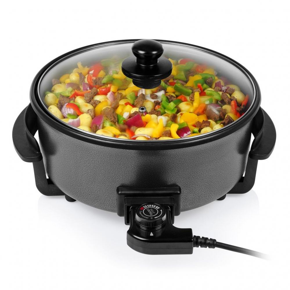 Lauagrillid Tristar  Multifunctional grill pan XL PZ-9135 Grill, Diameter 30 cm, 1500 W, Lid included, Fixed handle, Black