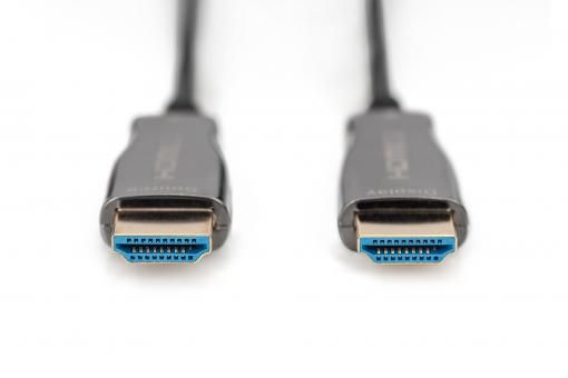 Monitori tarvik Digitus  HDMI AOC Hybrid-Fiber Connection Cable AK-330125-100-S HDMI to HDMI, 10 m