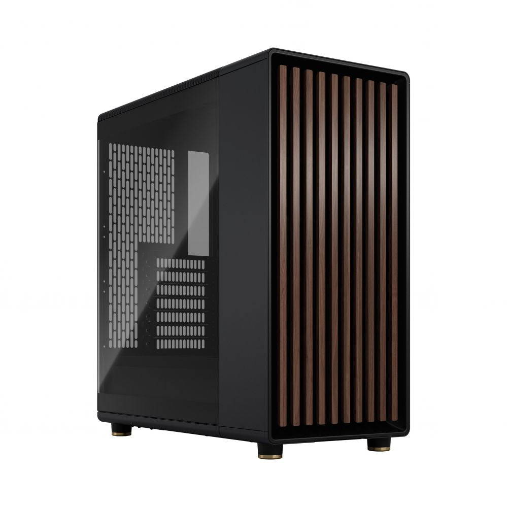 Arvuti korpus Fractal Design  North  Charcoal Black TG Dark, Power supply included No