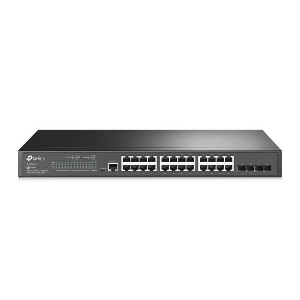 Server – muud tarvikud TP-Link  JetStream L2 Switch TL-SG3428 Web Managed, Rackmountable, SFP ports quantity 4, Power supply type Single, Ethernet LAN (RJ-45) ports 24, 1 × Console Port, 1× Micro-USB Console Port
