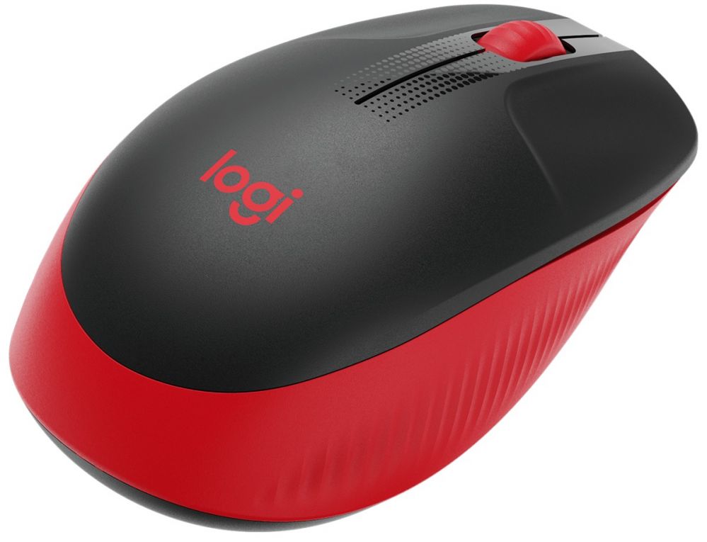 Arvutihiir Logitech  Full size Mouse M190 	Wireless, Red, USB