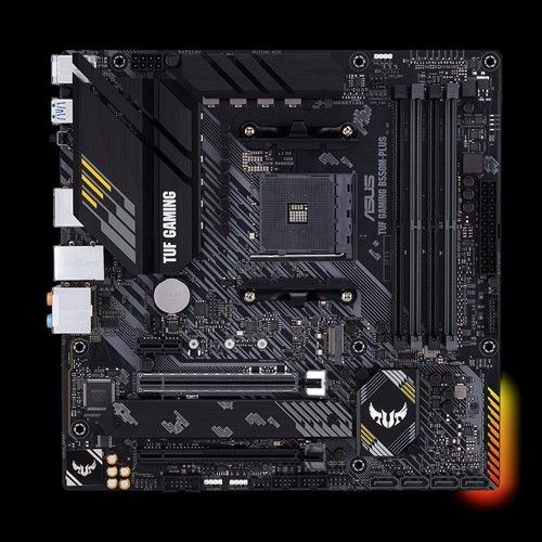 Материнская плата для процессоров Intel Asus  TUF Gaming B550M-Plus Memory slots 4, Processor family AMD, Micro ATX, DDR4, Processor socket AM4, Chipset AMD B