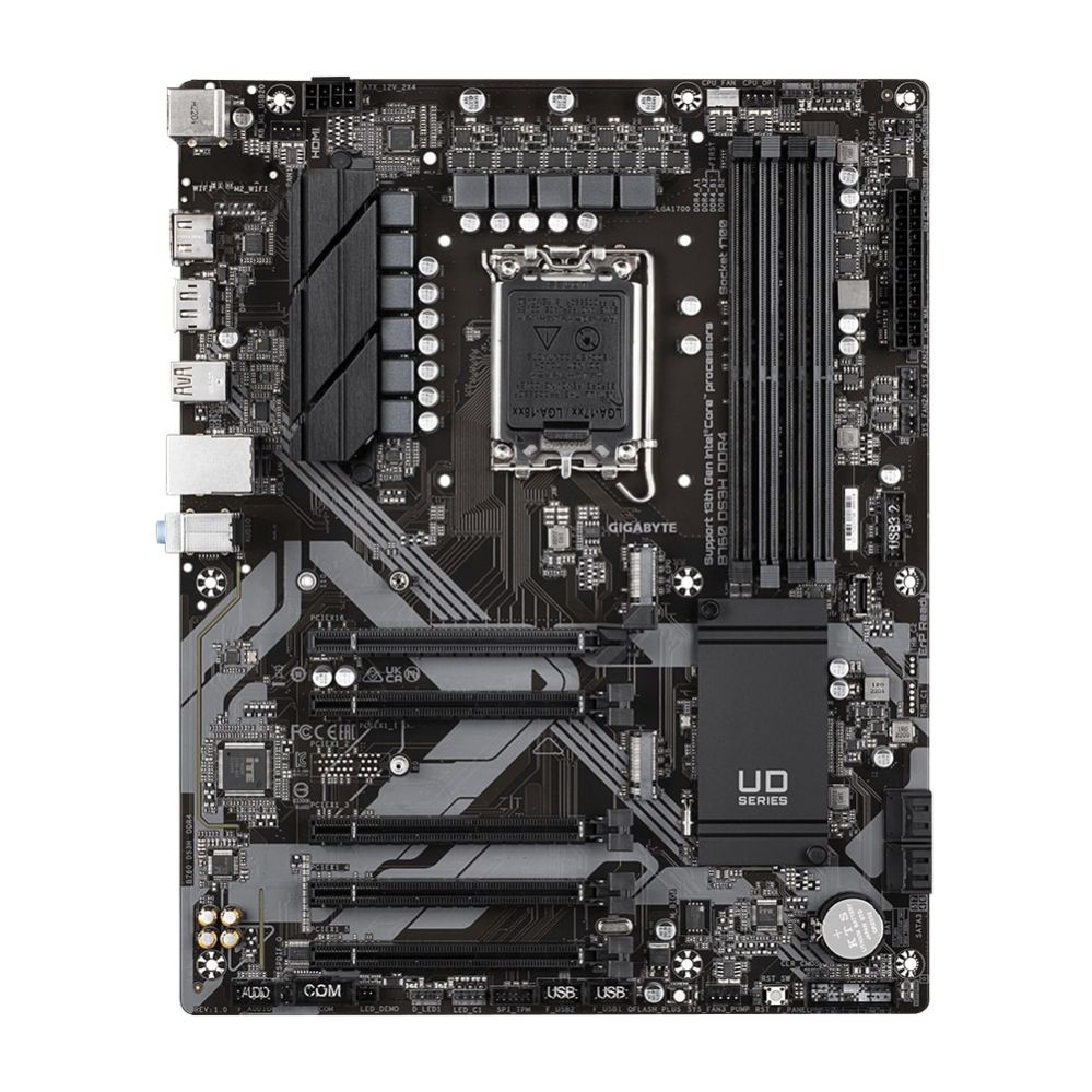 Motherboard for Intel processors Gigabyte  B760 DS3H DDR4 1.0 M/B Processor family Intel, Processor socket  LGA1700, DDR4 DIMM, Memory slots 4, Supported hard disk drive interfaces 	SATA, M.2, Number of SATA connectors 4, Chipset Intel B760 Express, ATX