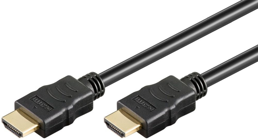 Monitori tarvik Goobay  High Speed HDMI Cable with Ethernet 	61163 Black, HDMI to HDMI, 10 m