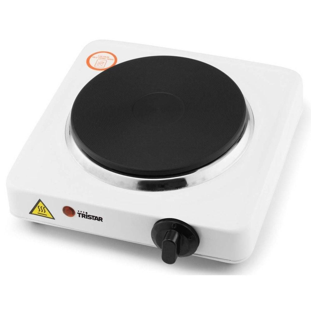 Electric oven Tristar  Free standing table hob KP-6185 Number of burners/cooking zones 1, Rotary, Black, White, Hot plate, Electric