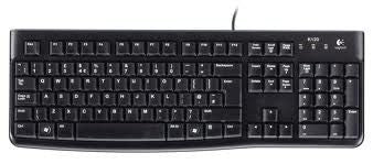 Arvuti klaviatuur Logitech  K120 Standard, Wired, EN/LT, 1.5 m, USB Port, Black, Lithuanian, 55 g