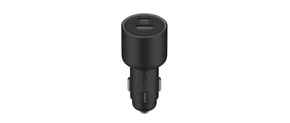 Автомобильные аксессуары Xiaomi  67W Car Charger (USB-A + Type-C) Black