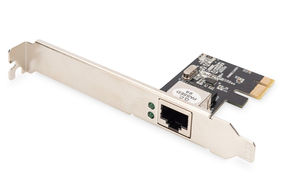 Переходник Digitus  Gigabit Ethernet PCI Express Card 32-bit, low profile bracket, Realtek RTL8111H DN-10130-1