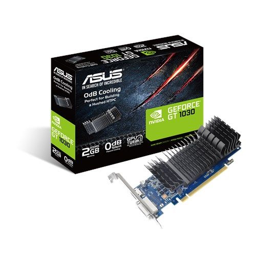 Graafikakaart / ideokaardid Asus  GT1030-SL-2G-BRK NVIDIA, 2 GB, GeForce GT 1030, GDDR5, PCI Express 3.0, Processor frequency 1506 MHz, DVI-D ports quantity 1, HDMI ports quantity 1, Memory clock speed 6008 MHz