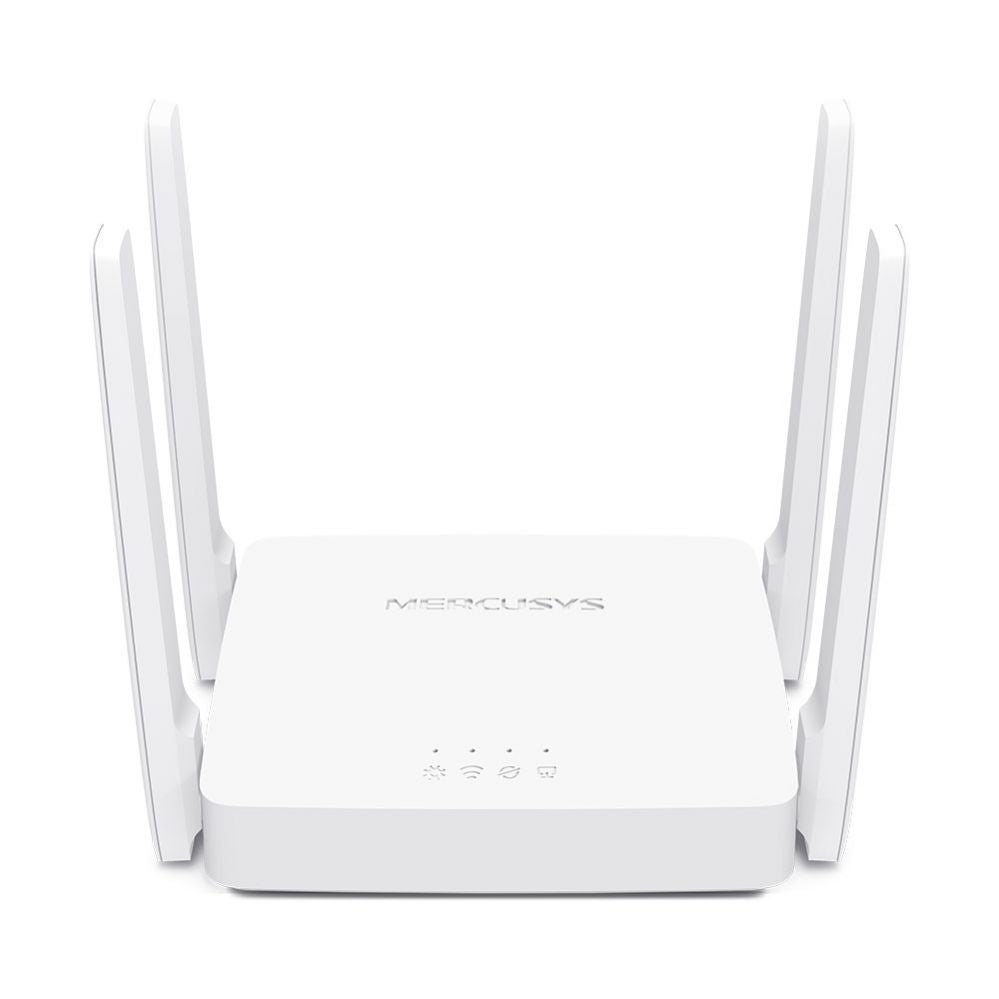 Routers MERCUSYS  Dual-Band Router AC10 802.11ac, 300+867 Mbit/s, 10/100 Mbit/s, Ethernet LAN (RJ-45) ports 2, Antenna type 4xFixed, White