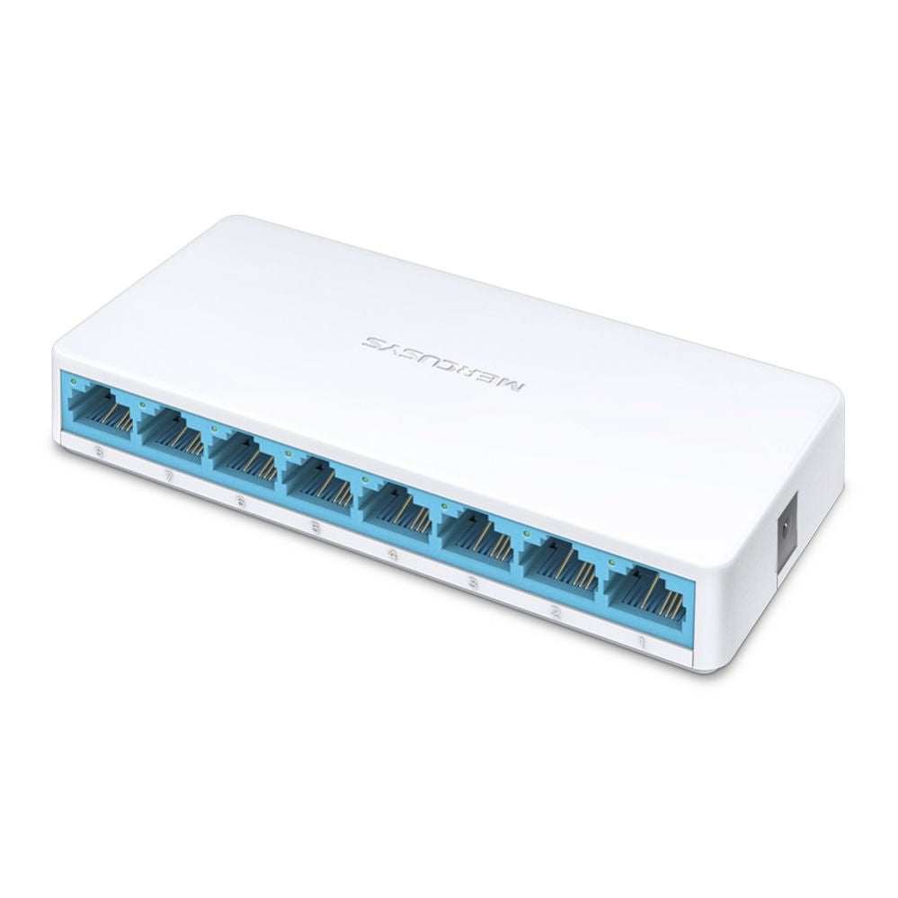 Server – muud tarvikud MERCUSYS  Switch MS108 Unmanaged, Desktop, 10/100 Mbps (RJ-45) ports quantity 8, Power supply type External