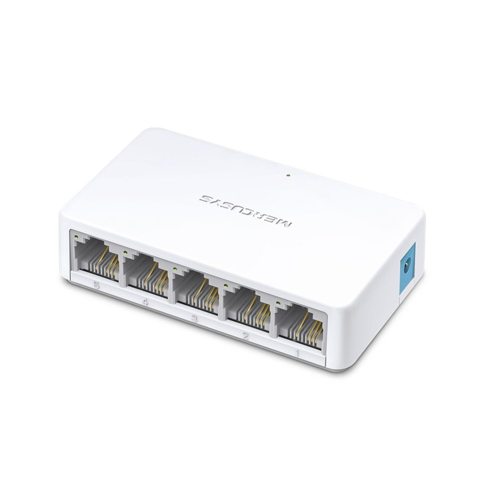 Server - Other Accessories MERCUSYS  Switch MS105 Unmanaged, Desktop, 10/100 Mbps (RJ-45) ports quantity 5, Power supply type External