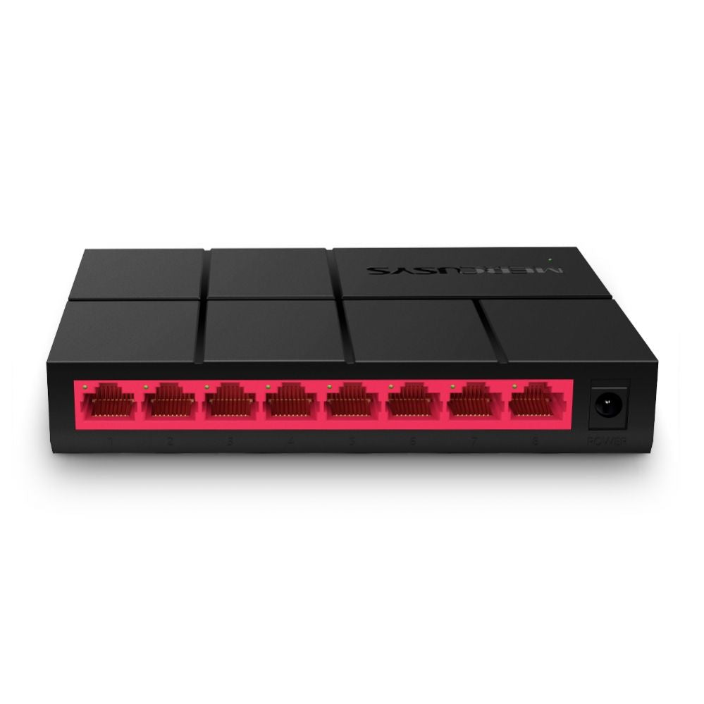 Server – muud tarvikud MERCUSYS  Switch MS108G Unmanaged, Desktop, Power supply type External, Ethernet LAN (RJ-45) ports 8
