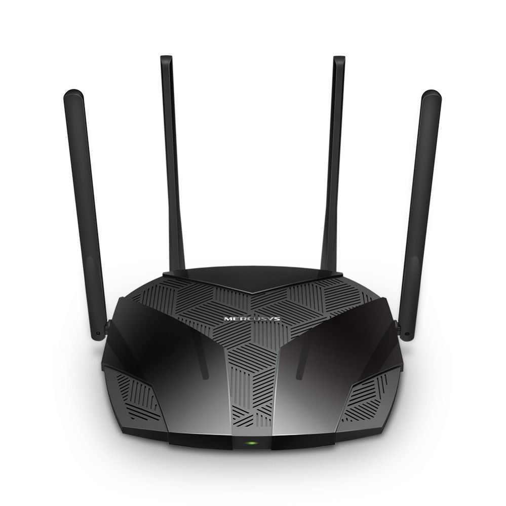 Ruuterid MERCUSYS  Dual-Band Wi-Fi 6 Router MR80X AX3000 802.11ax, 2402+574 Mbit/s, Ethernet LAN (RJ-45) ports 3xGigabit LAN, MU-MiMO Yes, Antennas quantity 4