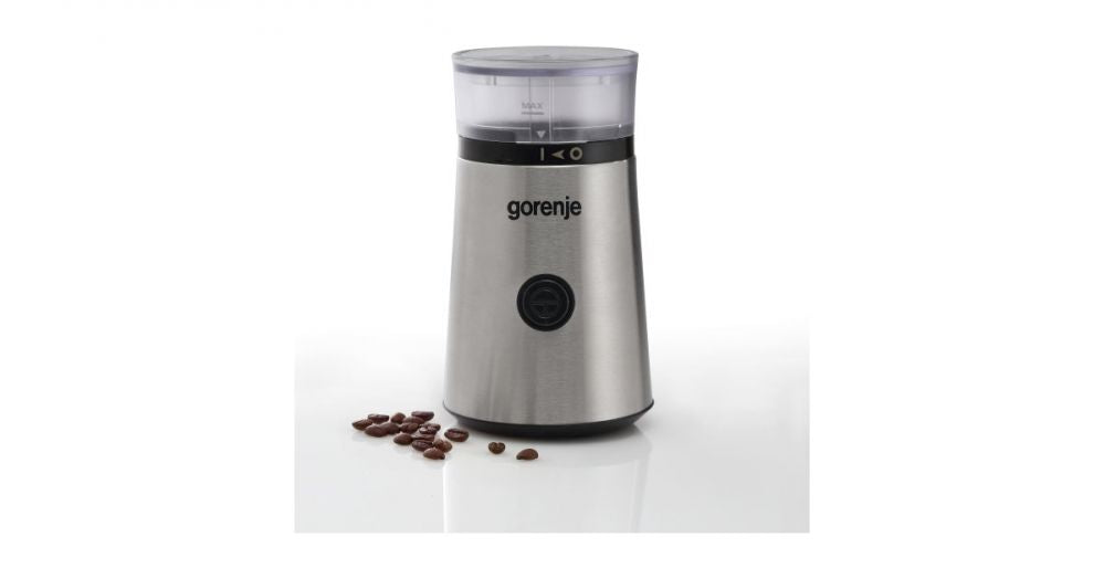 Кофеварка GORENJE  Coffee grinder SMK150E 150 W, Coffee beans capacity 60 g, Lid safety switch, Stainless steel