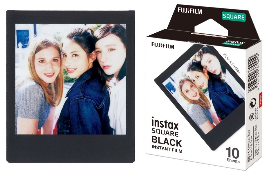 Фото и видео аксессуар FUJIFILM  Instax Square Instant Film Black Quantity 10, Glossy