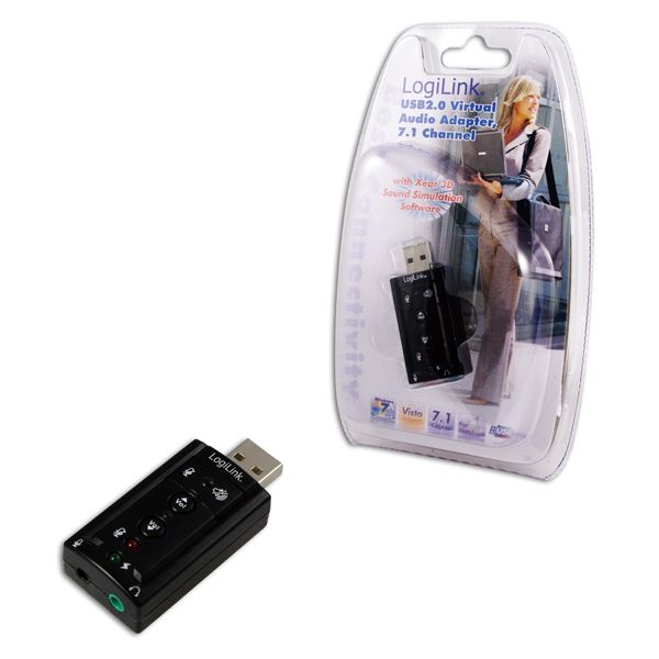 Кабель Logilink  USB Audio adapter, 7.1 sound effect
