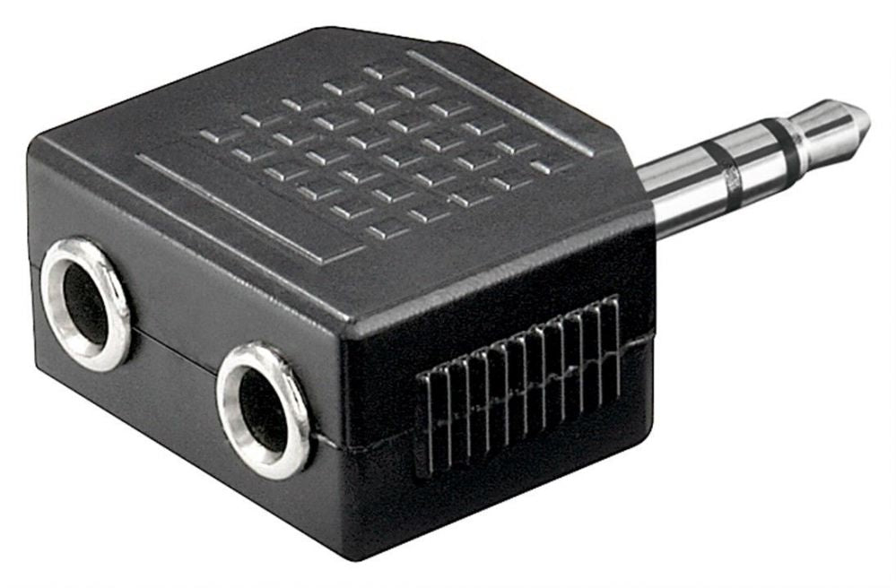 Другой аксессуар для компьютера Goobay  Headphone AUX adapter; 3.5 mm jack 1-to-2